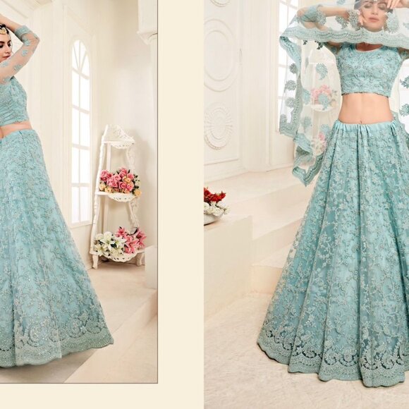 Bridal Lengha Set - Picture 9 of 16